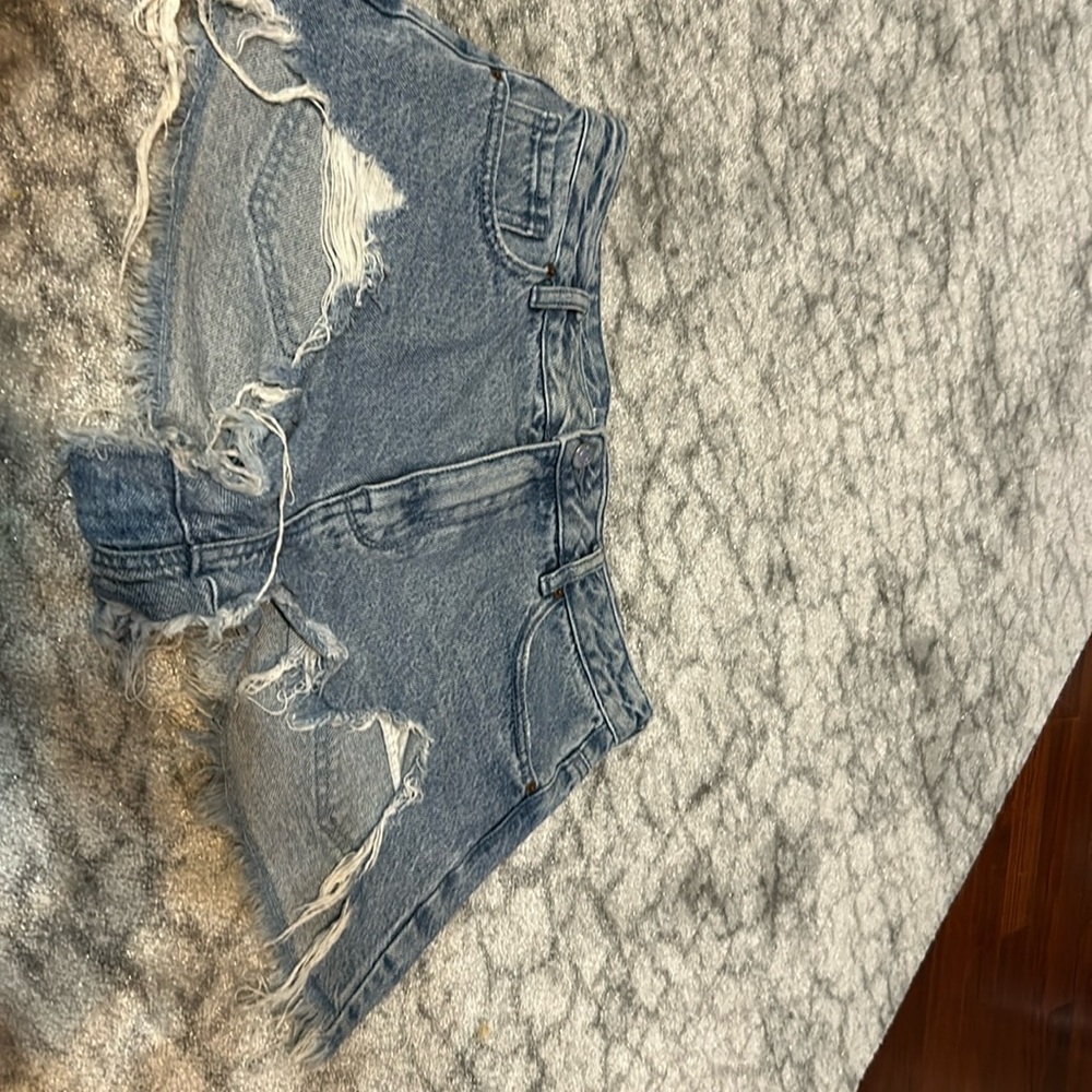 High rise festival Jean shorts size 28 euc